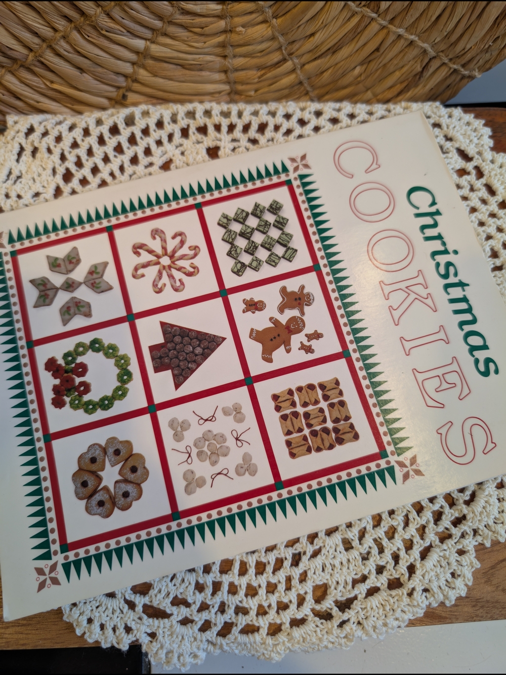 Christmas Cookies Cookbook - Holiday Cookie Recipes 1986 Oxmoor House